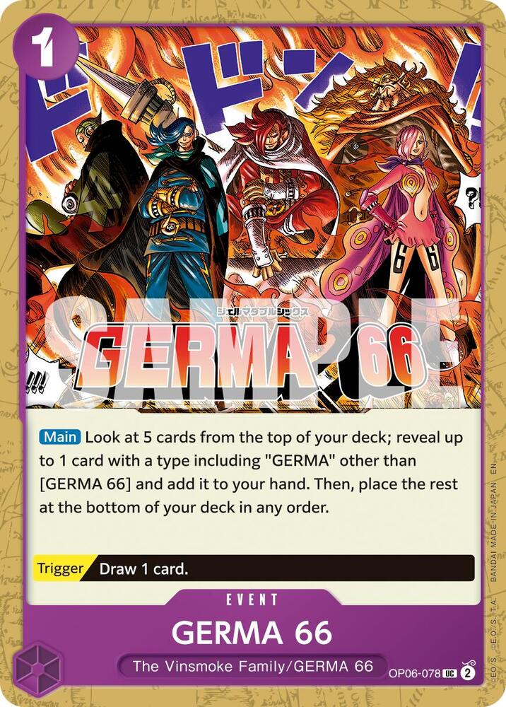 GERMA 66 (Reprint) OP06-078 Premium Booster -The Best- Vol. 2 Card