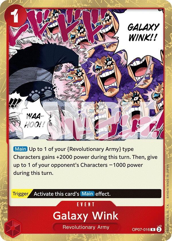 Galaxy Wink OP07-016 500 Years in the Future Card