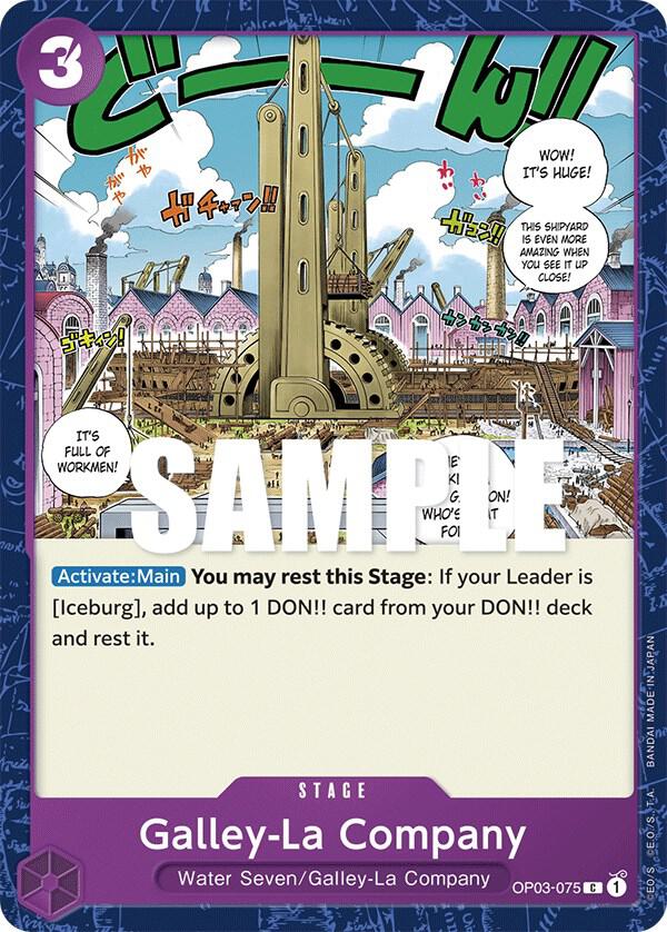 Galley-La Company OP03-075 Pillars of Strength Card