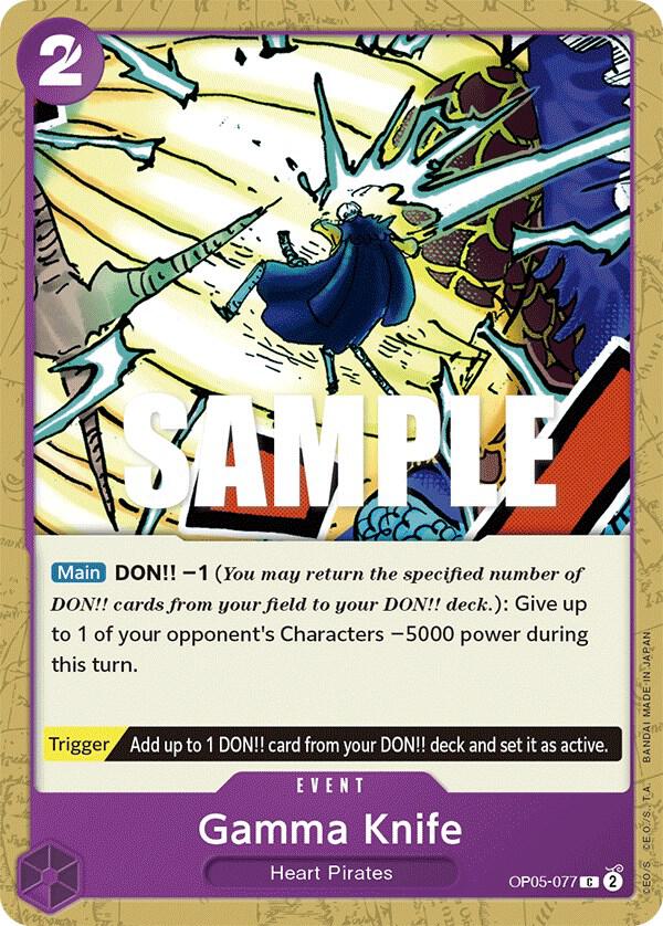 Gamma Knife OP05-077 Awakening of the New Era Card
