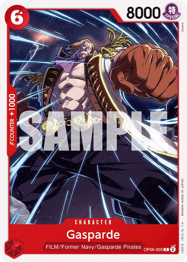 Gasparde OP06-005 Wings of the Captain Card