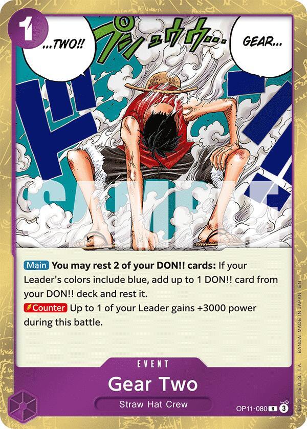 Gear Two OP11-080 A Fist of Divine Speed Card