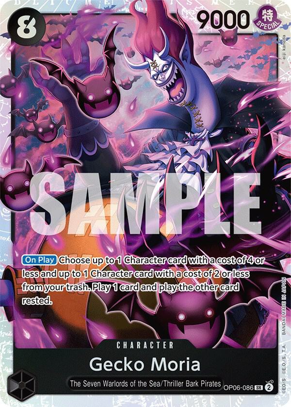 Gecko Moria (086) OP06-086 Wings of the Captain Card