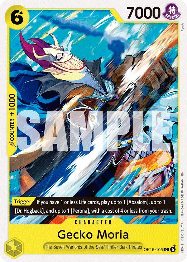 Gecko Moria OP16-105 The Time of Battle Card