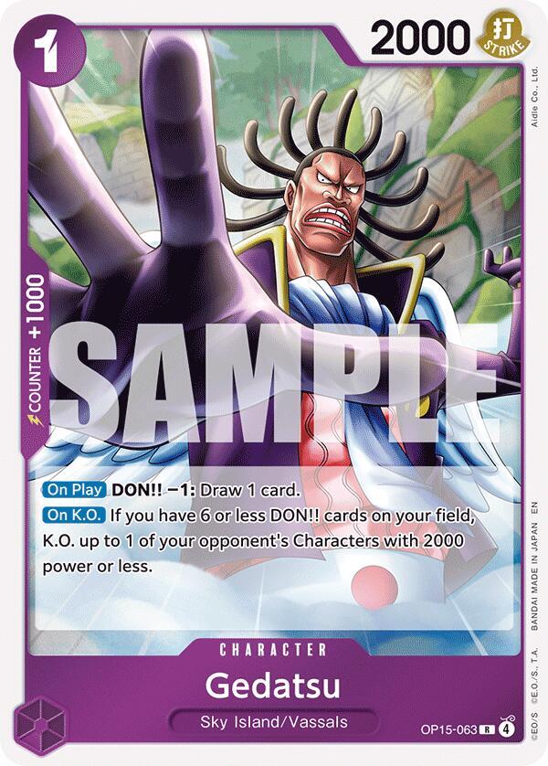 Gedatsu OP15-063 Adventure on Kami's Island Card
