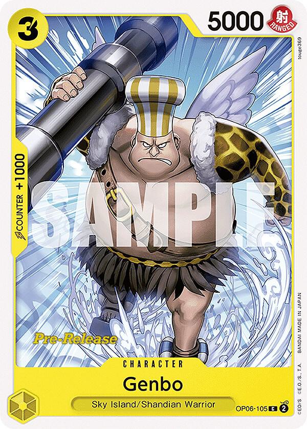 Genbo OP06-105 Wings of the Captain Pre-Release Cards Card