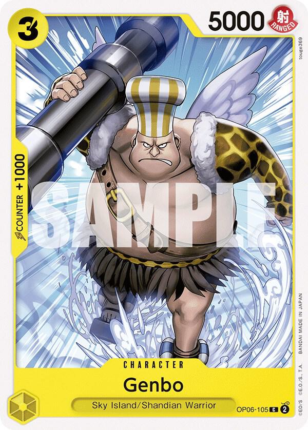 Genbo OP06-105 Wings of the Captain Card