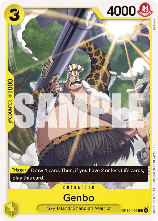Genbo OP15-103 Adventure on Kami's Island Card