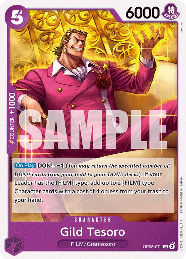 Gild Tesoro OP06-071 Wings of the Captain Card
