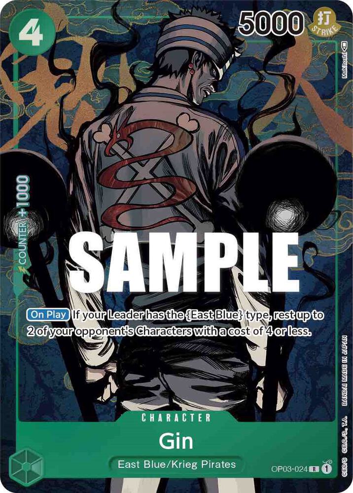 Gin (Alternate Art) OP03-024 Pillars of Strength Card