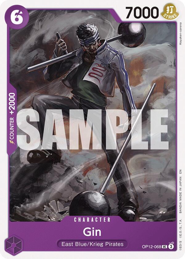 Gin OP12-068 Legacy of the Master Card