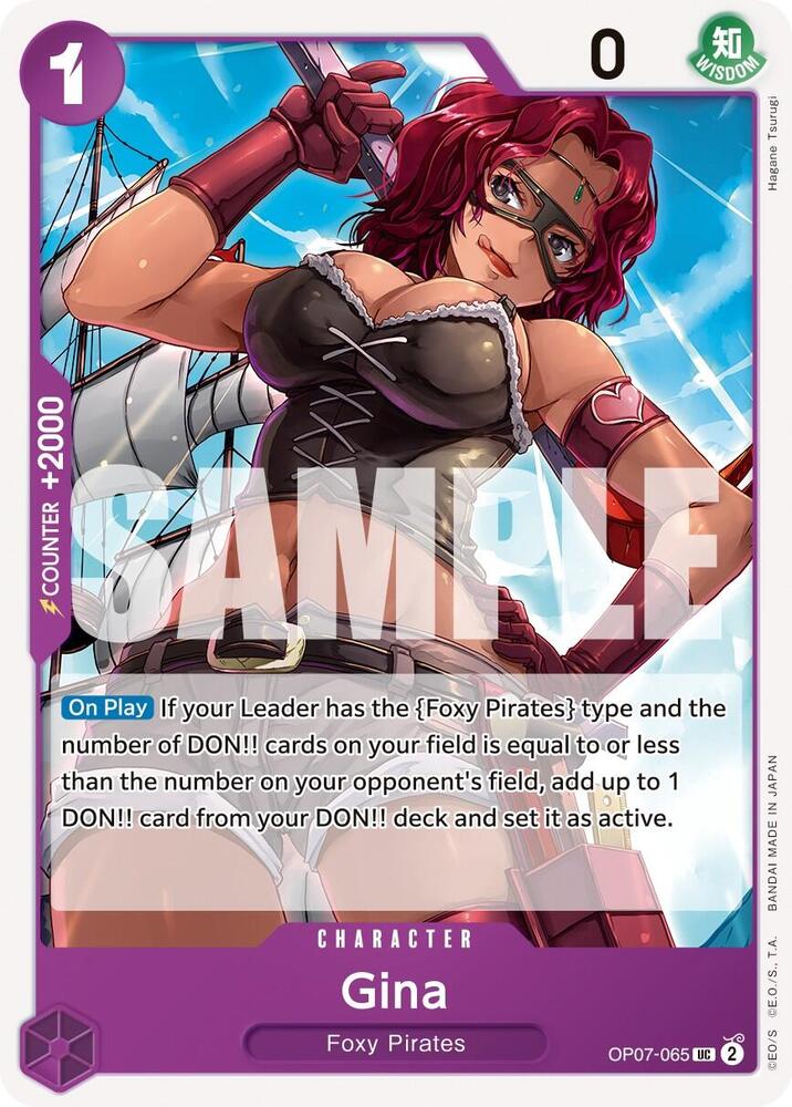 Gina OP07-065 500 Years in the Future Card