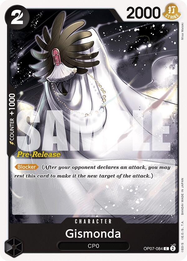 Gismonda OP07-084 500 Years in the Future Pre-Release Cards Card