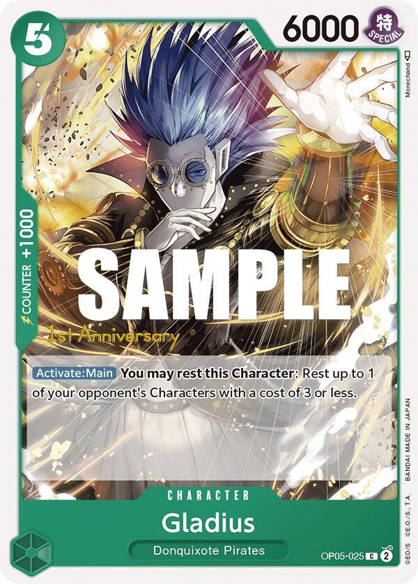 Gladius OP05-025 Awakening of the New Era: 1st Anniversary Tournament Cards Card