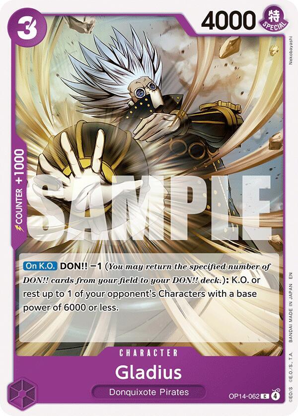 Gladius OP14-062 The Azure Sea's Seven Card