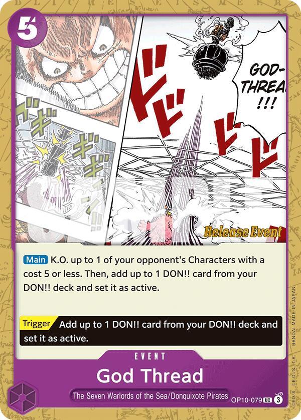 God Thread OP10-079 Royal Blood Release Event Cards Card