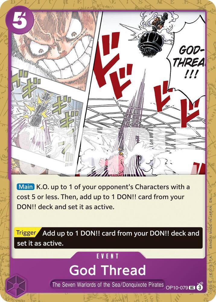 God Thread (Reprint) OP10-079 Premium Booster -The Best- Vol. 2 Card