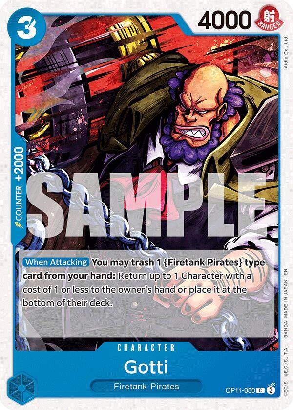 Gotti OP11-050 A Fist of Divine Speed Card