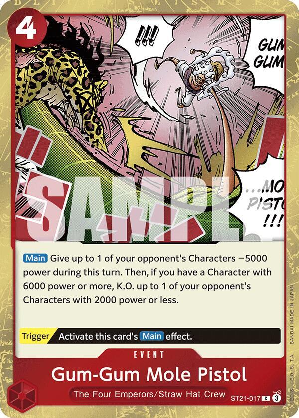 Gum-Gum Mole Pistol ST21-017 Starter Deck EX: Gear 5 Card