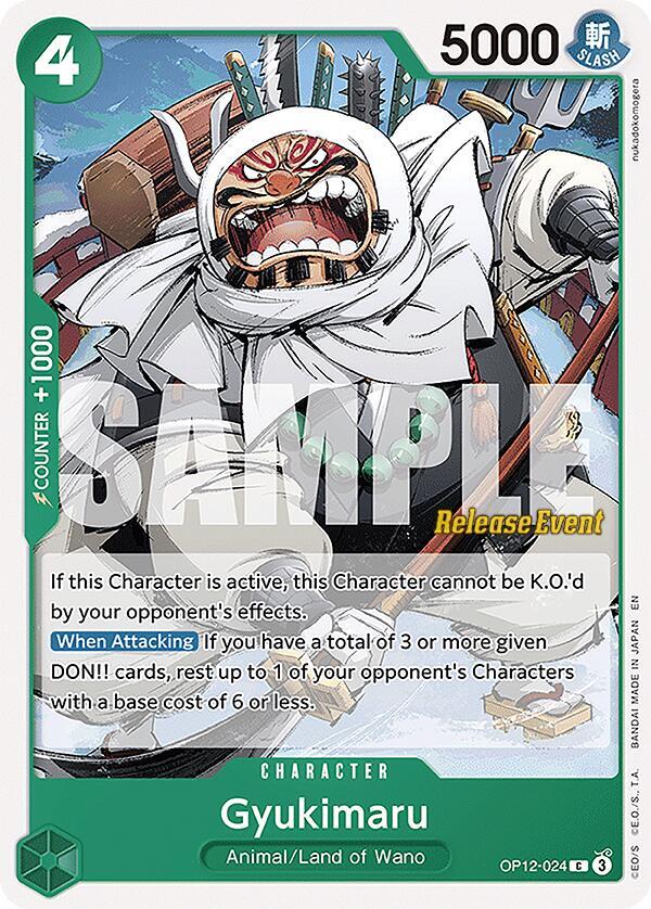 Gyukimaru OP12-024 Legacy of the Master Release Event Cards Card