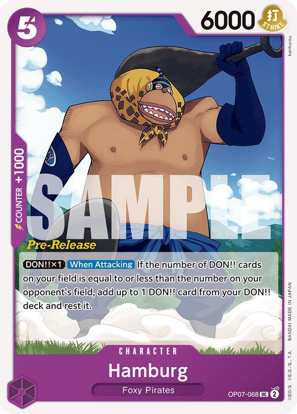 Hamburg OP07-068 500 Years in the Future Pre-Release Cards Card