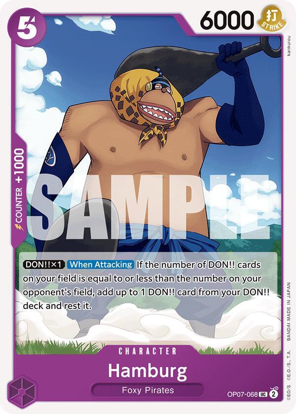 Hamburg OP07-068 500 Years in the Future Card