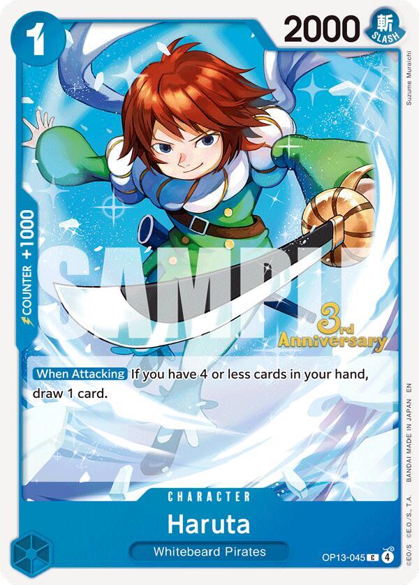 Haruta OP13-045 Carrying On His Will: 3rd Anniversary Tournament Cards Card