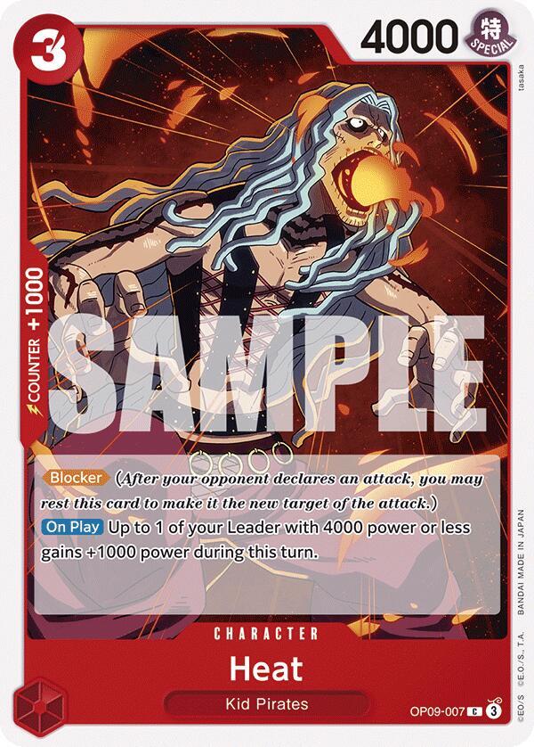 Heat OP09-007 Emperors in the New World Card