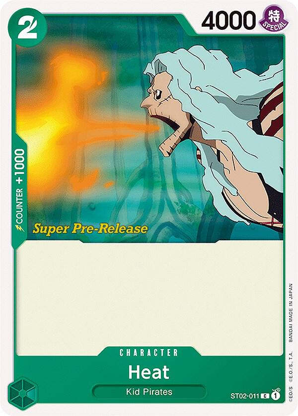 Heat ST02-011 Super Pre-Release Starter Deck 2: Worst Generation Card