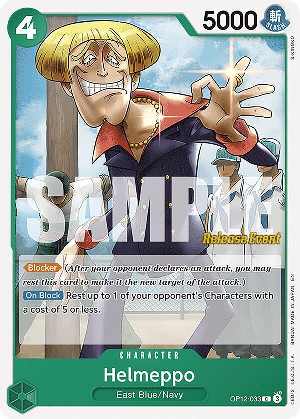 Helmeppo OP12-033 Legacy of the Master Release Event Cards Card