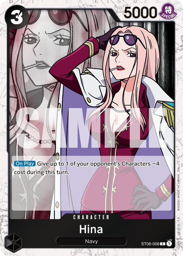 Hina (Pirate Foil) ST06-008 Premium Booster -The Best- Vol. 2 Card