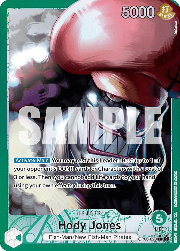 Hody Jones (020) (Alternate Art) OP06-020 Wings of the Captain Card