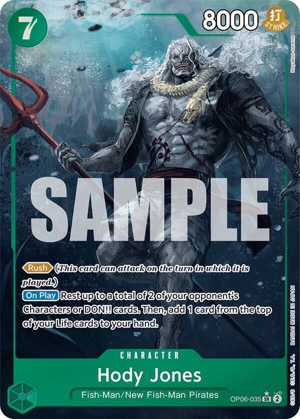 Hody Jones (035) (Alternate Art) OP06-035 Wings of the Captain Card