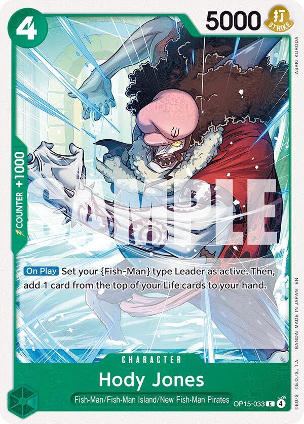 Hody Jones OP15-033 Adventure on Kami's Island Card
