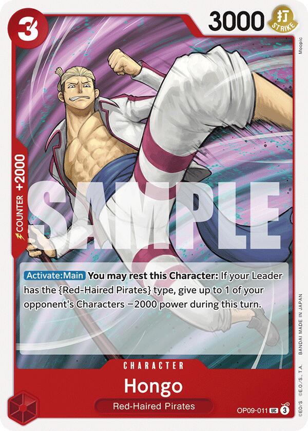Hongo OP09-011 Emperors in the New World Card