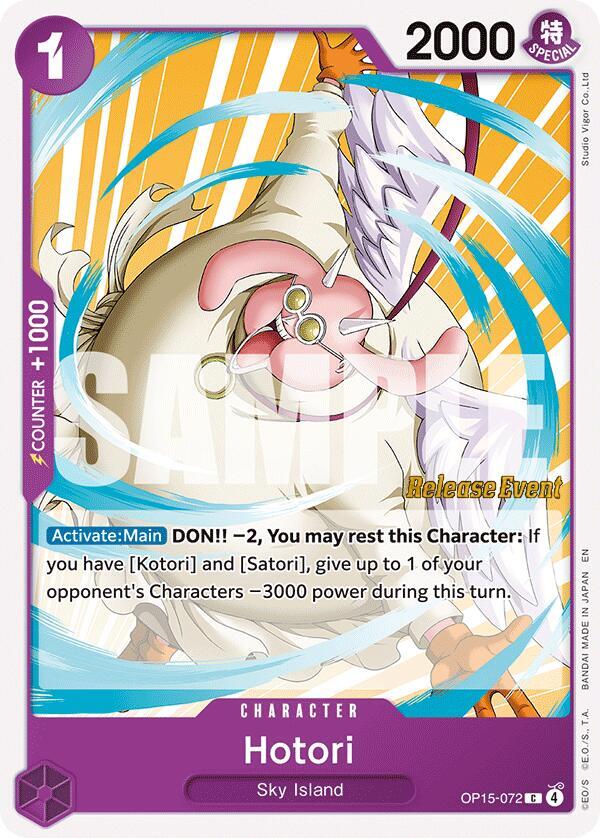 Hotori OP15-072 Adventure on Kami's Island Release Event Cards Card