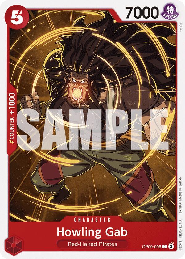 Howling Gab OP09-006 Emperors in the New World Card