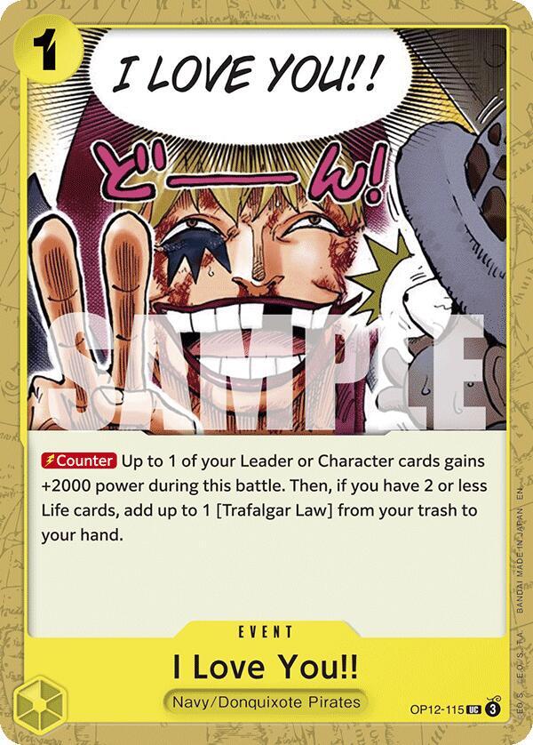 I Love You!! OP12-115 Legacy of the Master Card