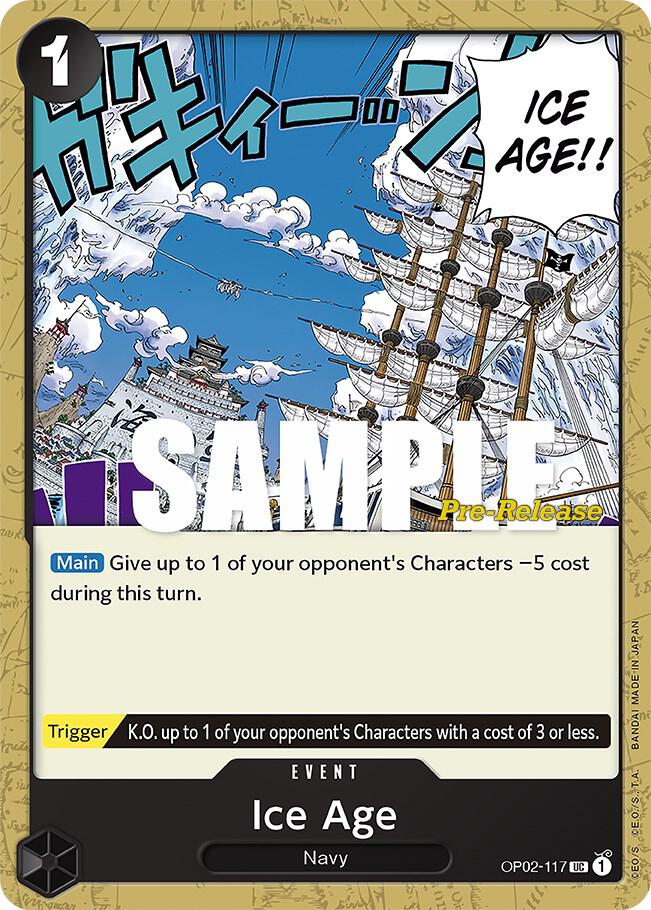 Ice Age OP02-117 Paramount War Pre-Release Cards Card