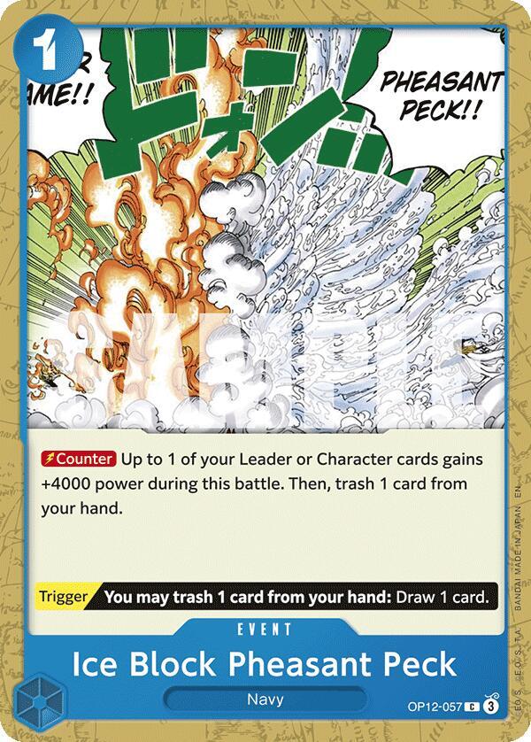 Ice Block Pheasant Peck OP12-057 Legacy of the Master Card