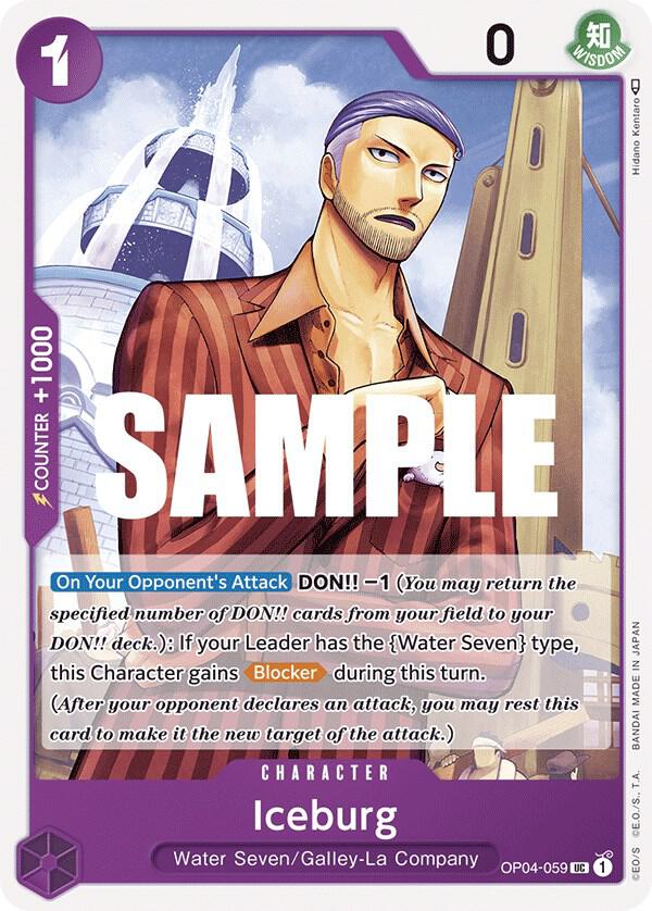 Iceburg OP04-059 Kingdoms of Intrigue Card