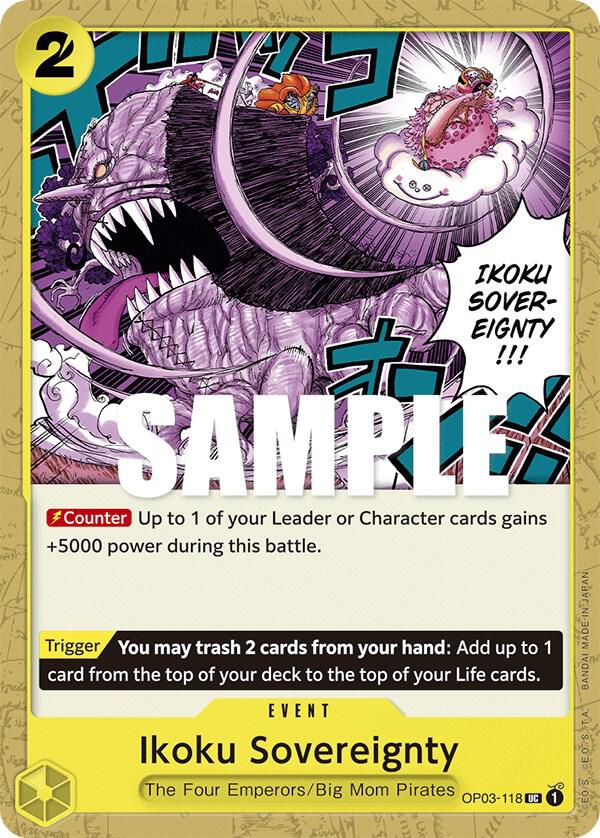Ikoku Sovereignty OP03-118 Pillars of Strength Card