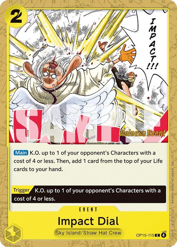 Impact Dial OP15-115 Adventure on Kami's Island Release Event Cards Card