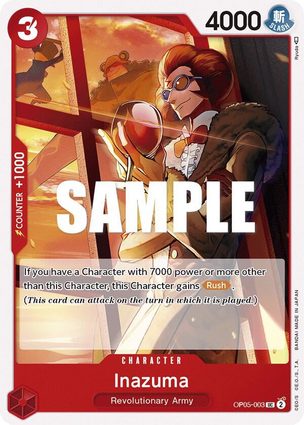 Inazuma OP05-003 Awakening of the New Era Card