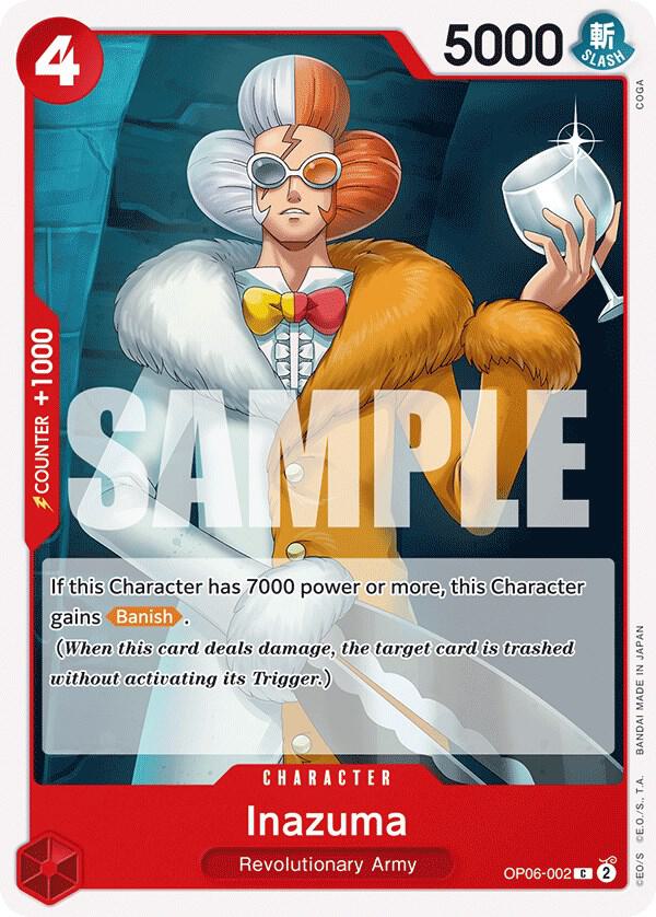 Inazuma OP06-002 Wings of the Captain Card