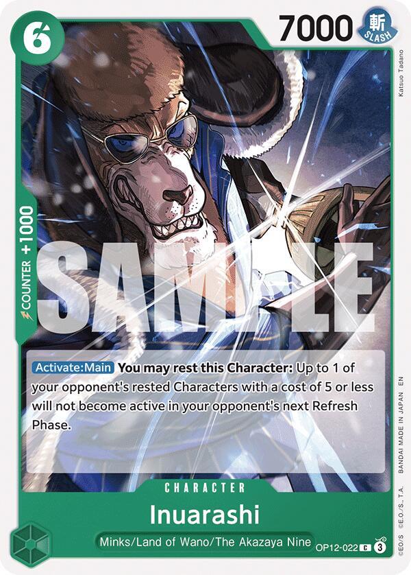 Inuarashi OP12-022 Legacy of the Master Card