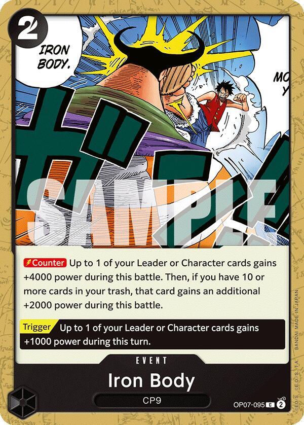 Iron Body OP07-095 500 Years in the Future Card