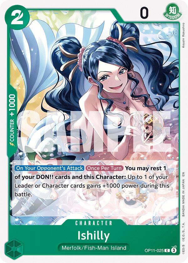 Ishilly OP11-025 A Fist of Divine Speed Card