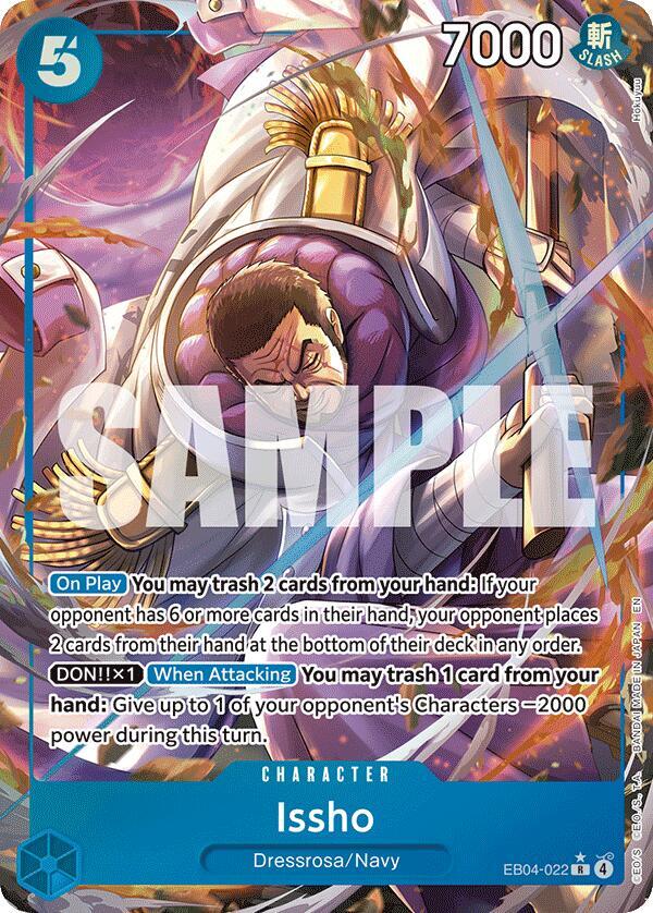 Issho - EB04-022 (Alternate Art) EB04-022 The Azure Sea's Seven Card