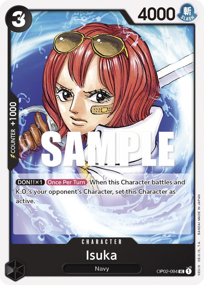 Isuka OP02-094 Paramount War Card